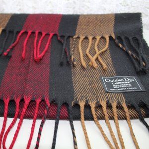 Christian Dior Cashmaire 100% Acrylic Scarf Made in England